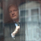 Wikileaks founder Julian Assange in the Ecuadorian embassy in London in a file photo from February 5, 2016 (Photo by Carl Court/Getty Images)